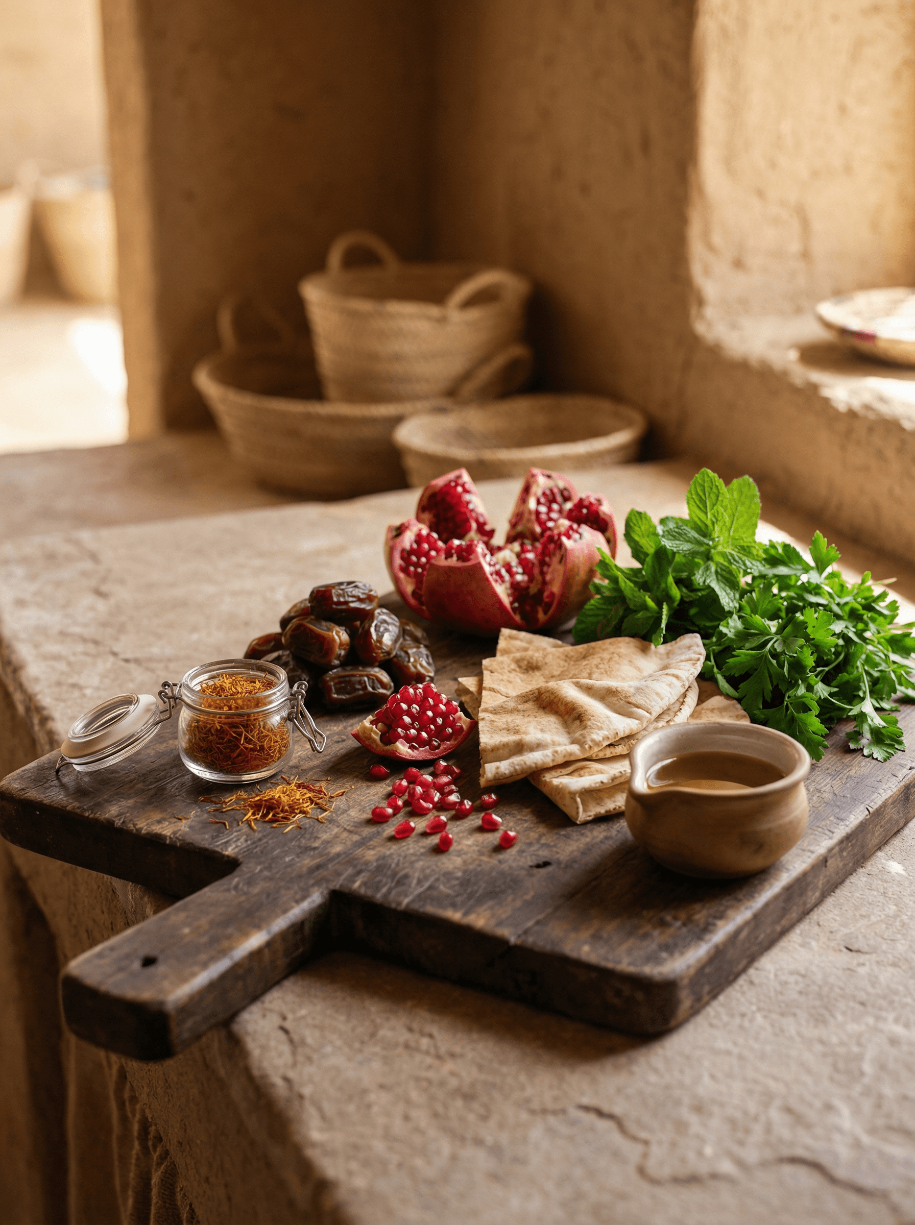 Dine at an elegantly set table under the open desert sky, surrounded by candlelight and lanterns