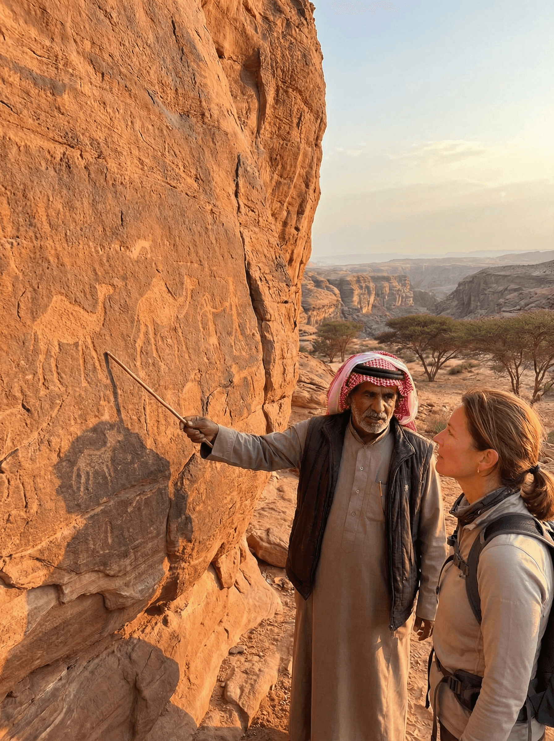 Learn the geological and cultural history of the formations from our expert Bedouin guides