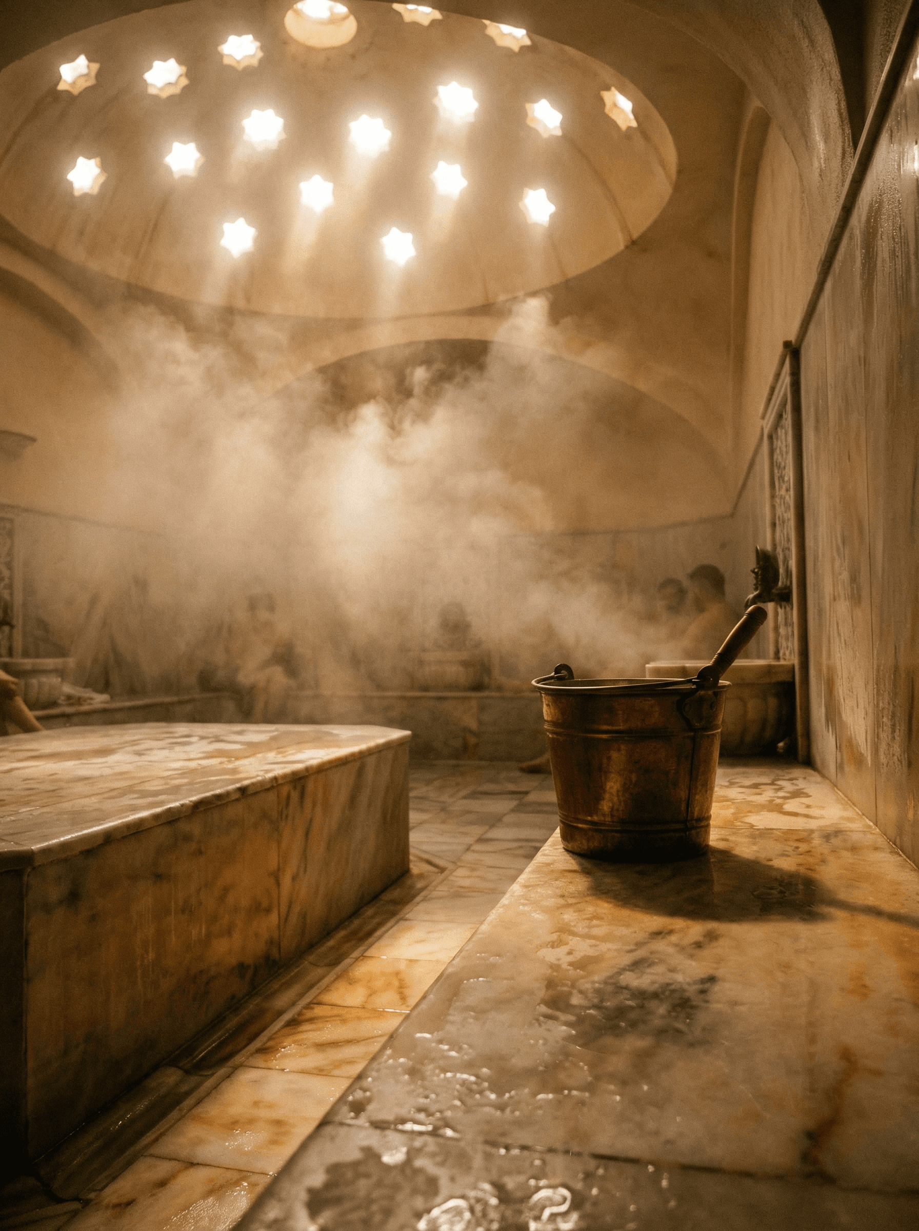 Begin with a traditional Arabian welcome ritual of oud-scented warm towels and herbal tea