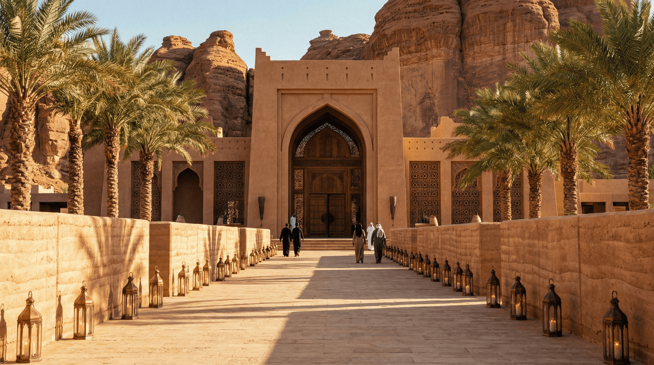 Modern desert architectural vision